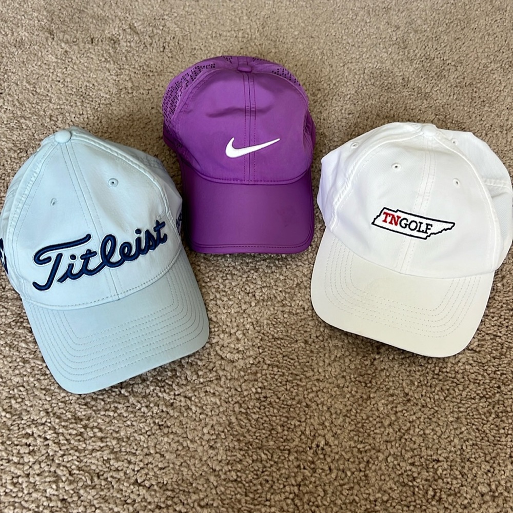 3 Golf Hats